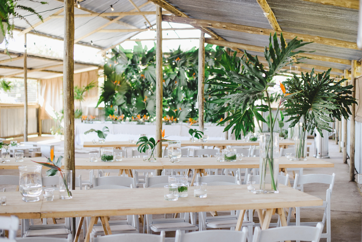 Durban North Coast Tropical Chic Wedding Reception | Credit: Oh Happy Day & Dane Peterson