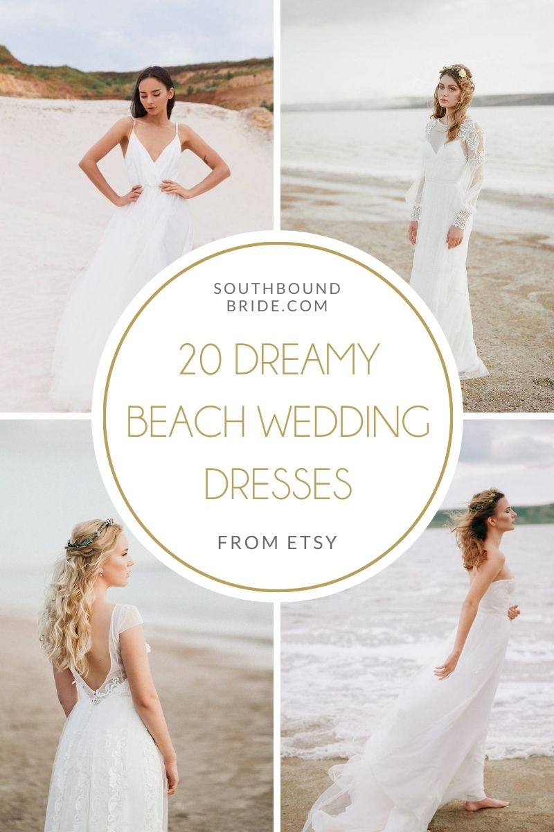 Dreamy Beach Wedding Dresses from Etsy | SouthBound Bride