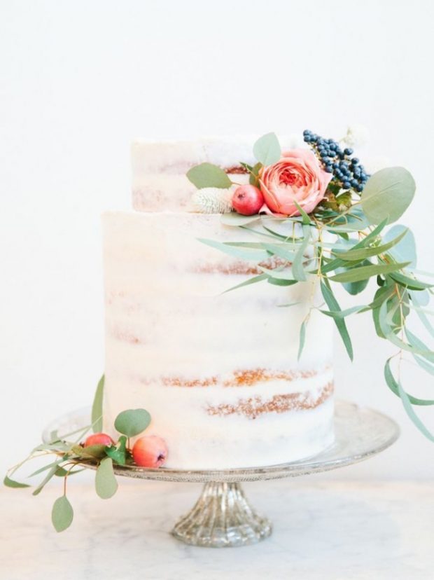 20 Stunning Semi Naked Wedding Cakes Southbound Bride