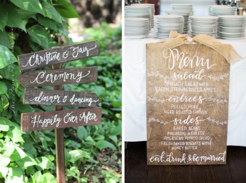 20 Rustic Wood Wedding Signs | SouthBound Bride