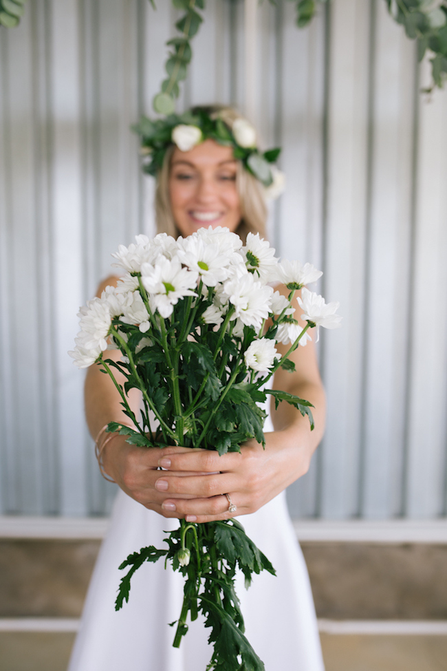 White Daisy Bouquet | Credit: Anike Benade