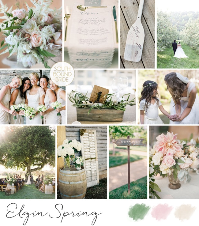 Rustic Summer Wedding Colors