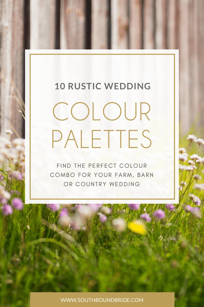 10 Rustic Wedding Color Palettes | SouthBound Bride