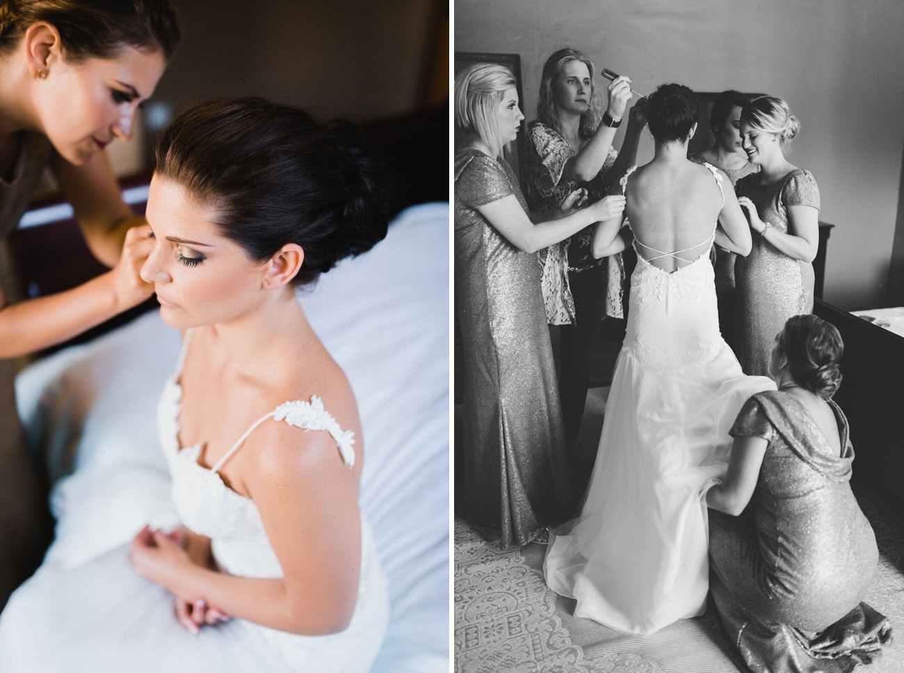 Bride getting ready | Credit: Matthew Carr