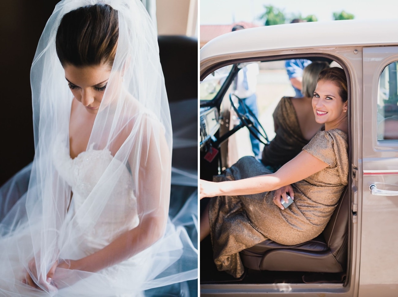 Bride in classic veil | Credit: Matthew Carr