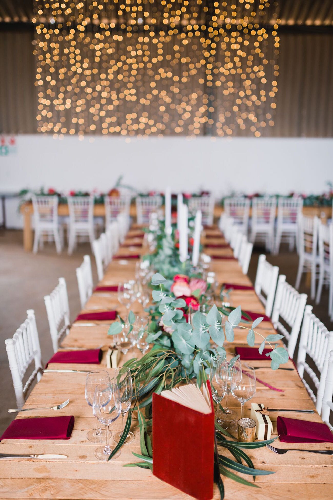 Velvet book table numbers | Credit: Matthew Carr