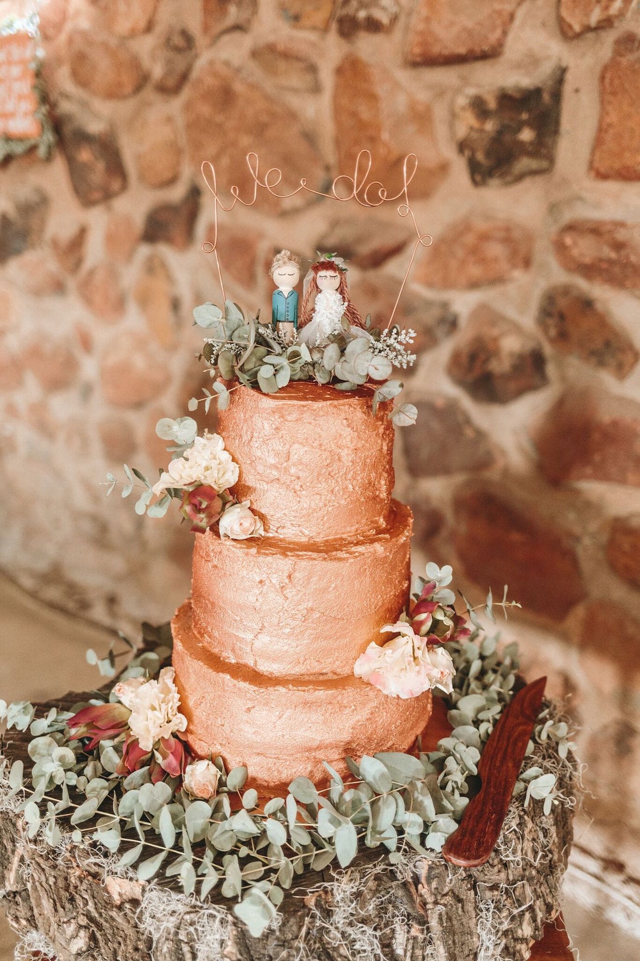 Rustic Rose  Gold  Wedding  by Aline Photography SouthBound 