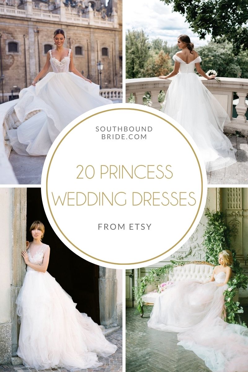 20 Fairytale Princess Wedding Gowns from Etsy | SouthBound Bride