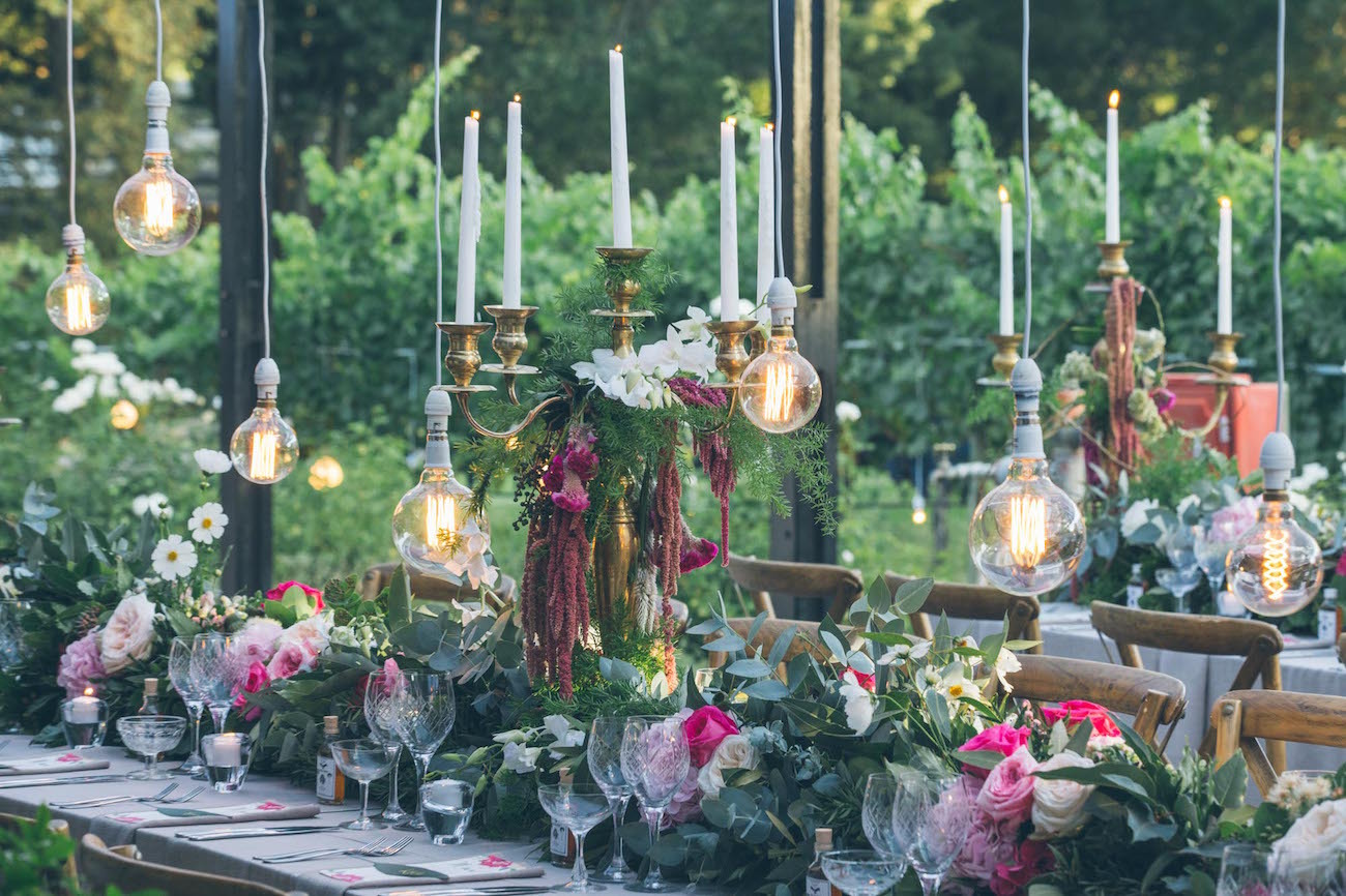 Midsummer Nights Dream Wedding Decor | Credit: Shanna Jones