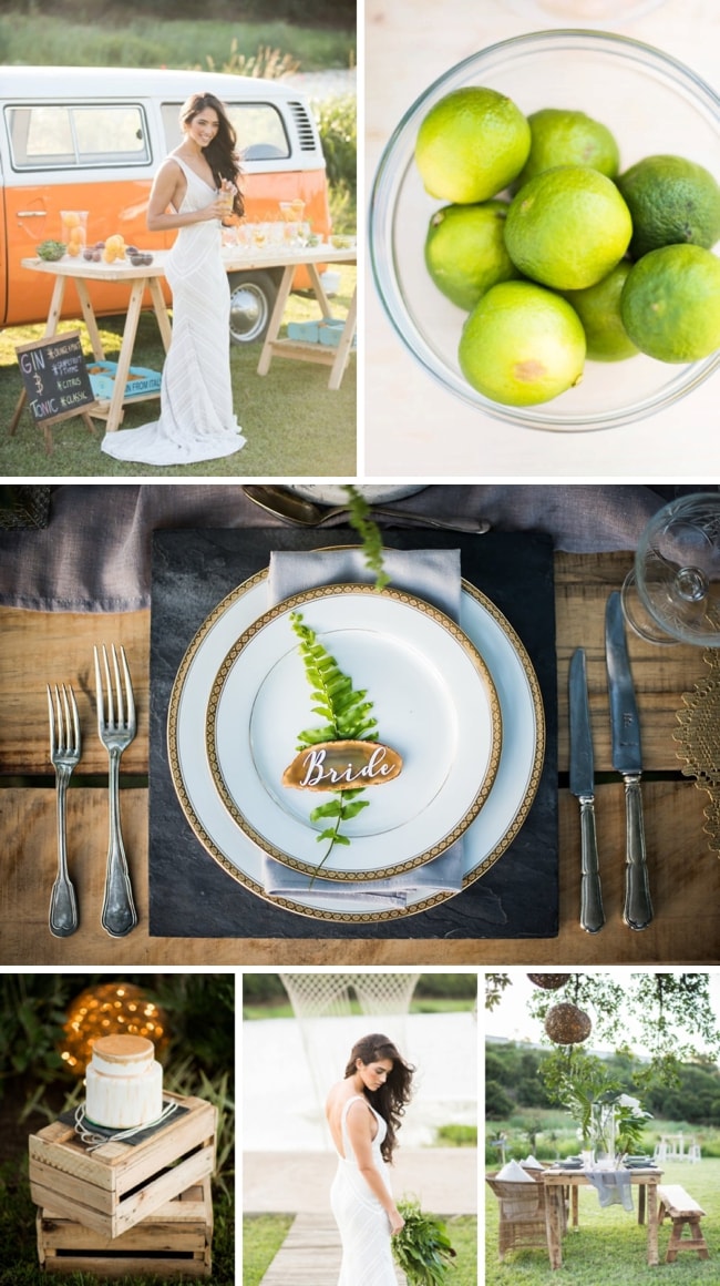 Gin & Greenery Garden Party Wedding Inspiration by PeppermintPix | SouthBound Bride