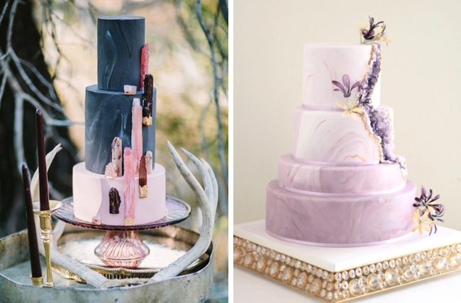 crystal decorated wedding cakes