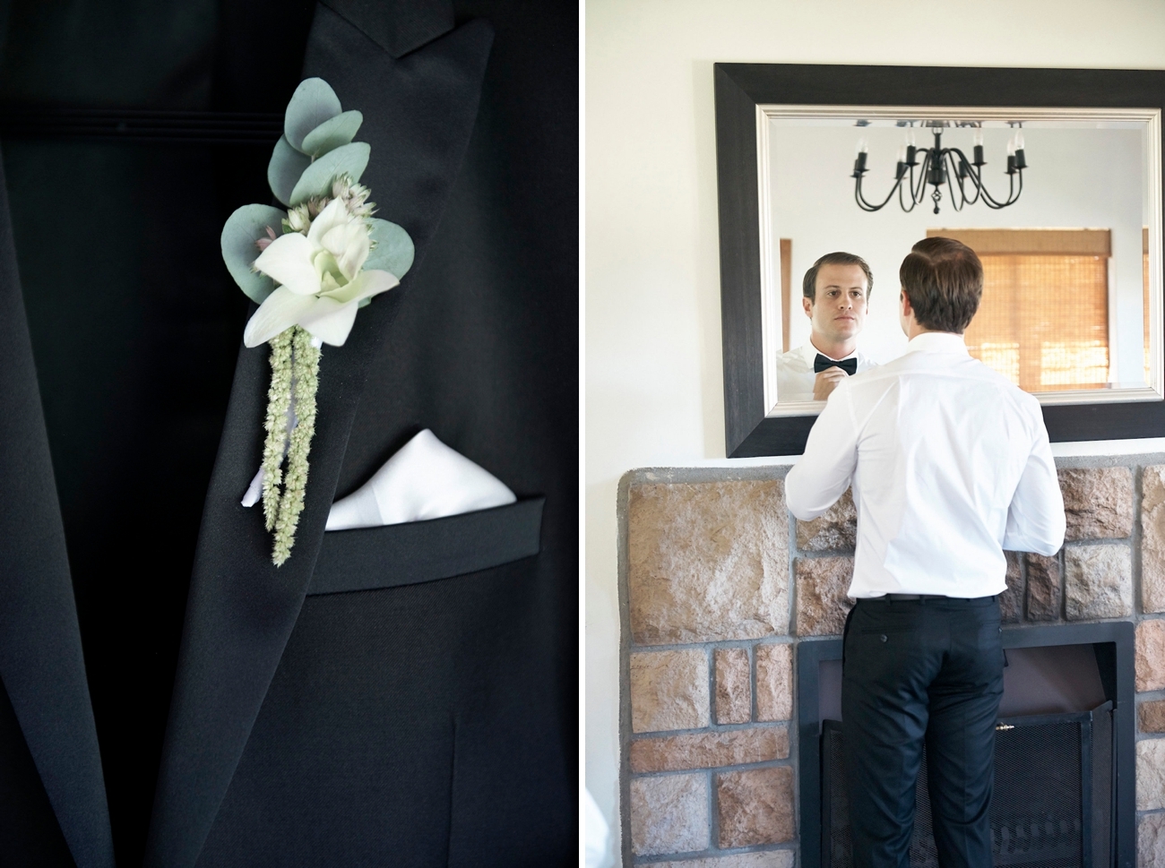 Green Boutonniere | Image: Knit Together Photography