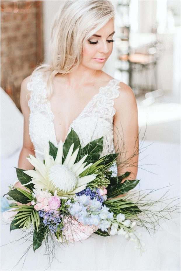 Pastels & Proteas Wedding Inspiration by Aline Photography | SouthBound ...