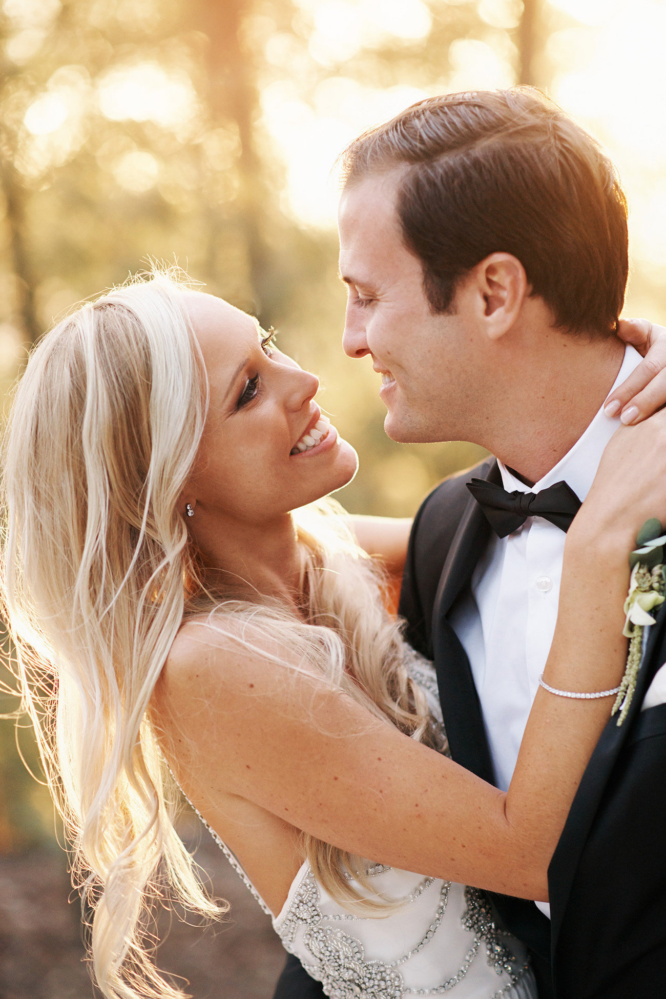 Romantic Portrait of Bride and Groom | Image: Knit Together Photography