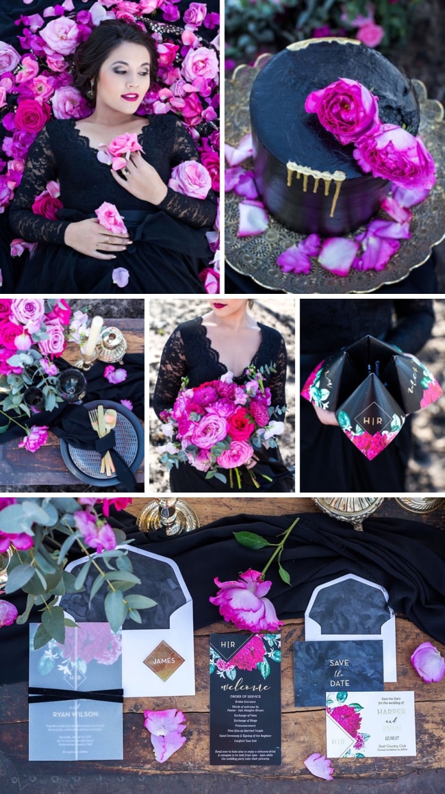 Halloween Color Pop Wedding Inspiration by Stephanie Norman | SouthBound Bride