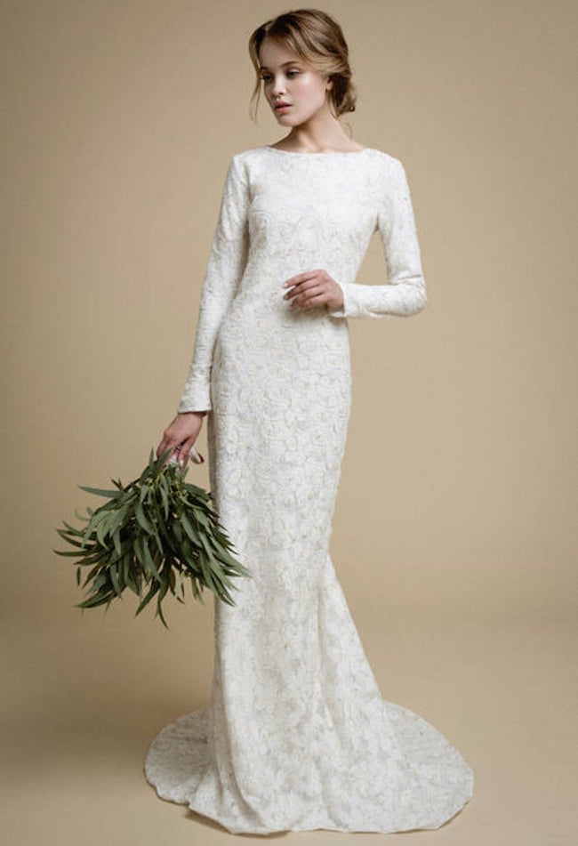 10 minimalist wedding dress designers for the modern bride