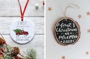 Newlywed Christmas Ornaments