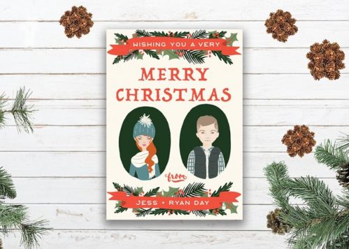 20 Christmas Cards for Couples &amp; Newlyweds | SouthBound Bride