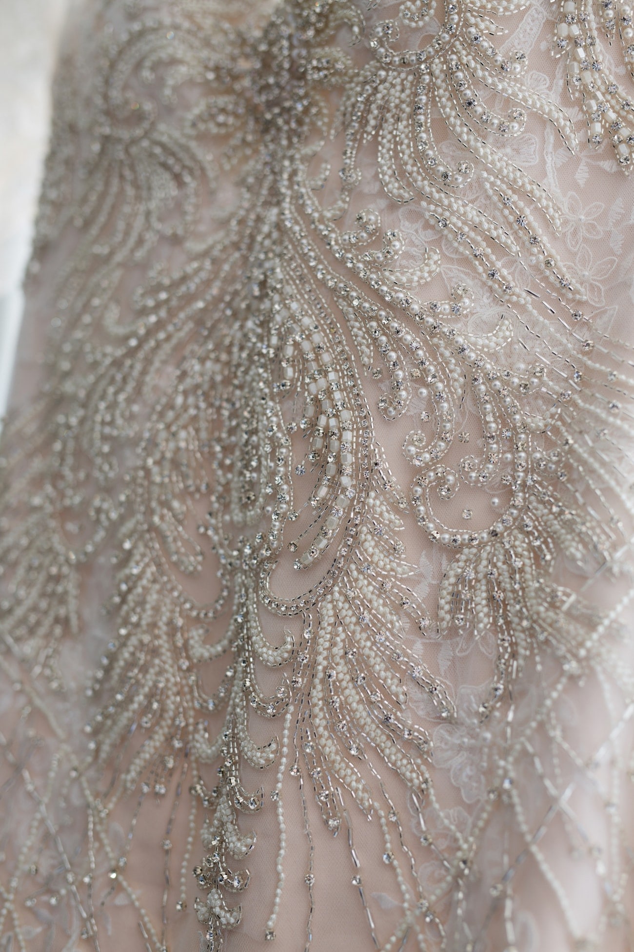 Beaded Wedding Dress | Credit: Vivid Blue