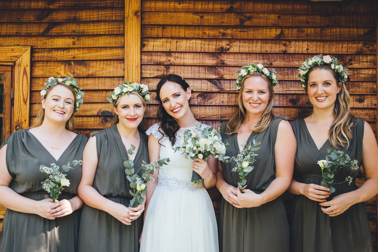 Grey Bridesmaid Dresses | Credit: Yeah Yeah Photography