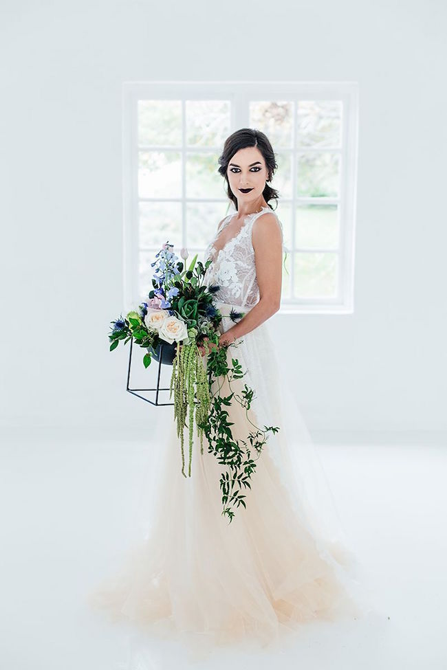 Bride with Dark Lipstick | Credit: Werner J Photography