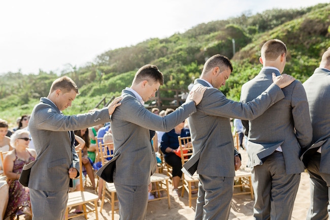 Groomsmen Prayer | Credit: Grace Studios / Absolute Perfection