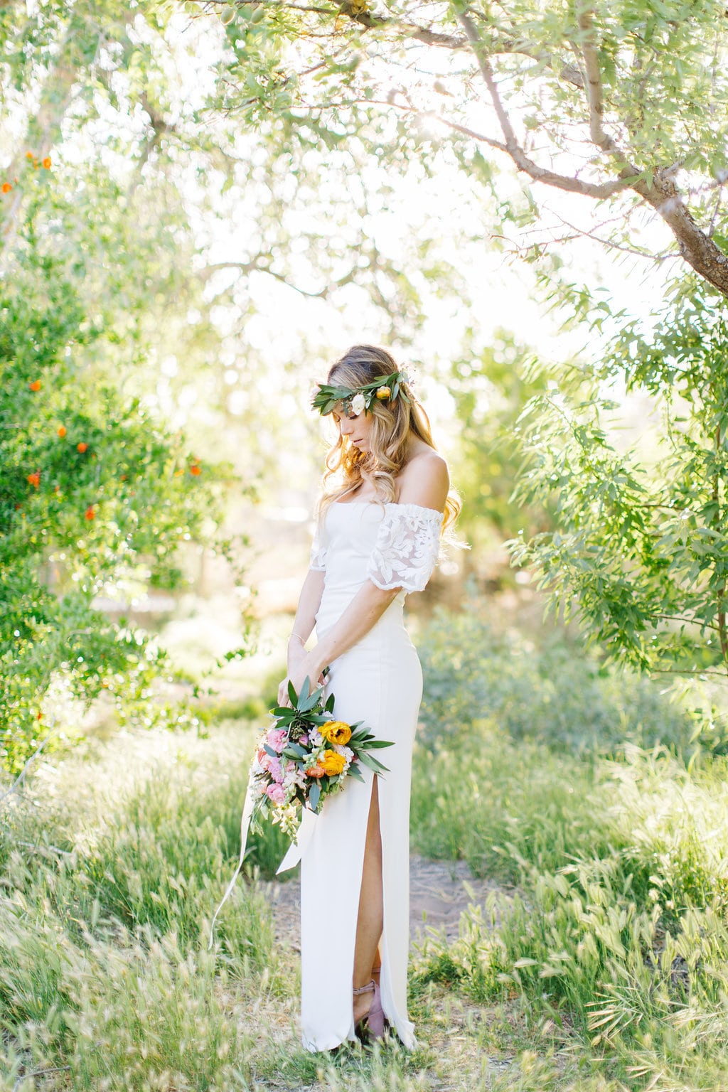 Budget Boho Wedding Dress | Credit: Julia Stockton Photography