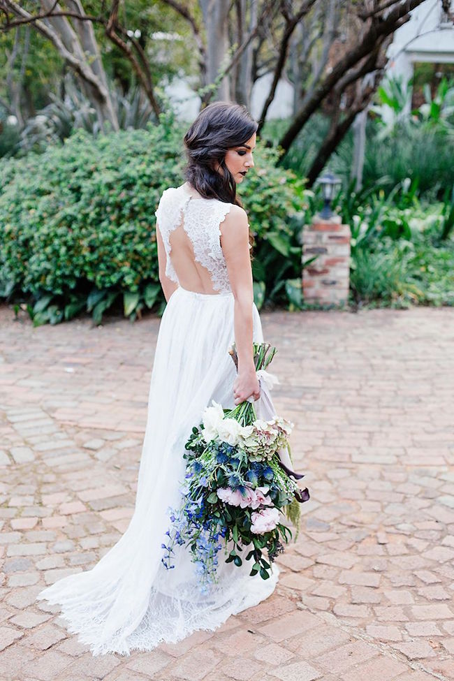 Blue Wedding Bouquet | Credit: Werner J Photography