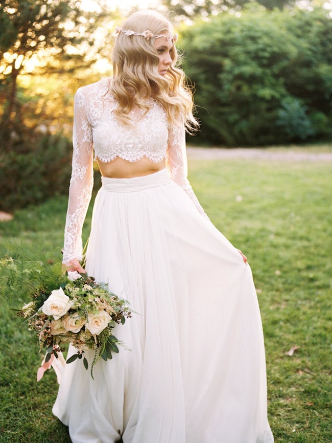 28 Best Two-Piece Wedding Dresses + Bridal Separates for 2023