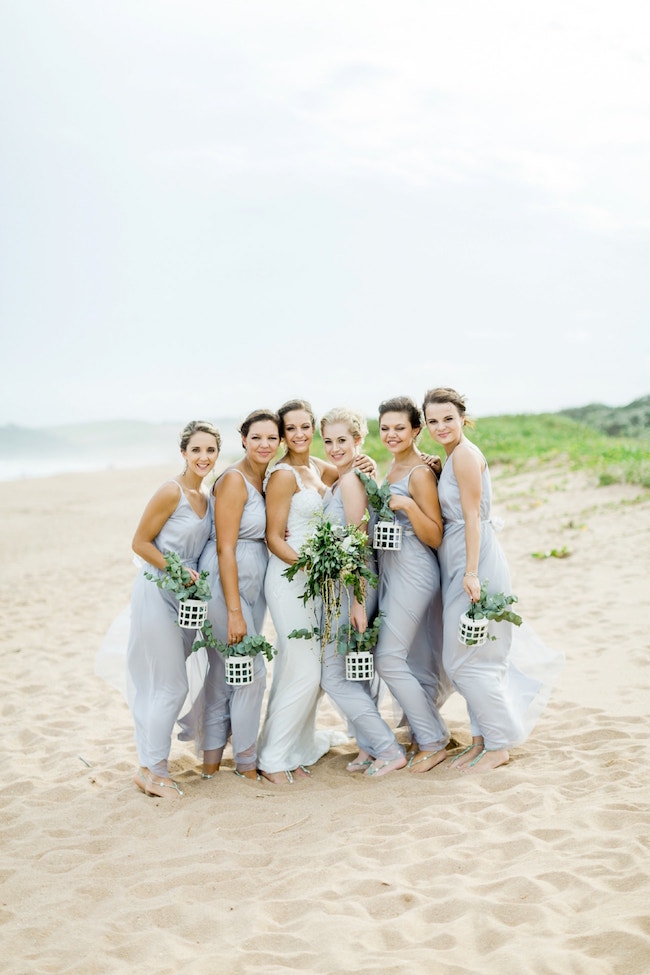 Dreamy Beach Wedding Bridesmaids | Credit: Grace Studios / Absolute Perfection