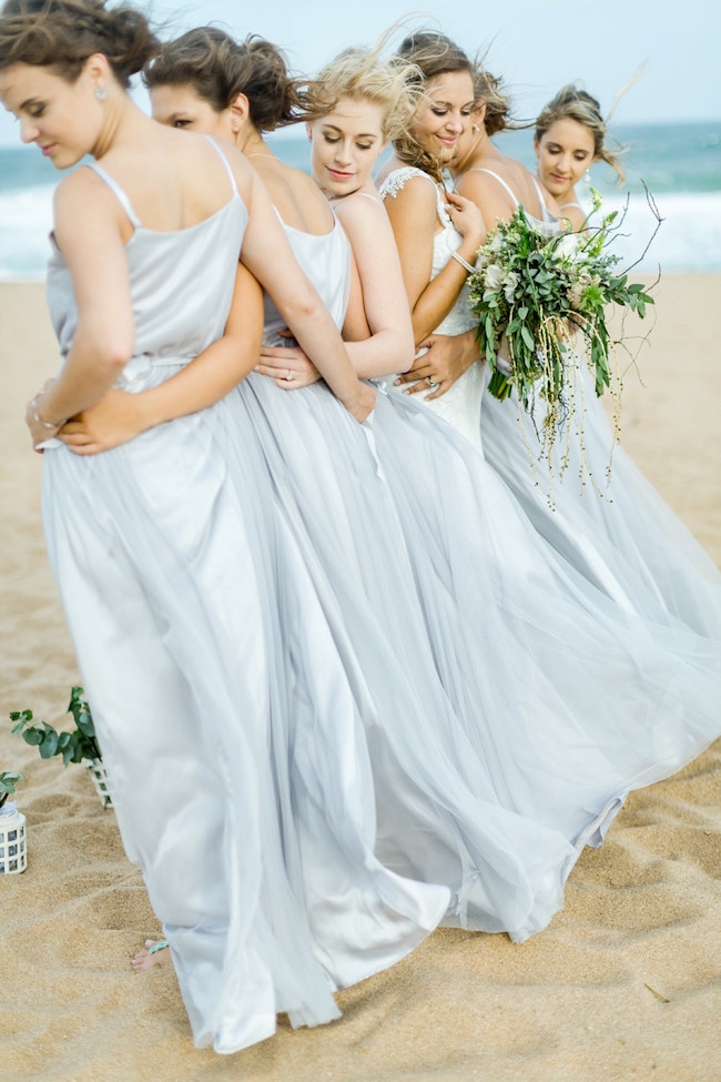 Ethereal Beach Bridesmaid Dresses | Credit: Grace Studios / Absolute Perfection