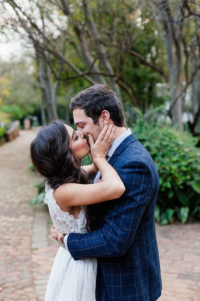 Blue Check Groom Blazer | Credit: Werner J Photography