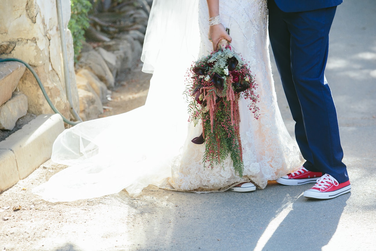 Converse Wedding Shoes | Credit: Vivid Blue