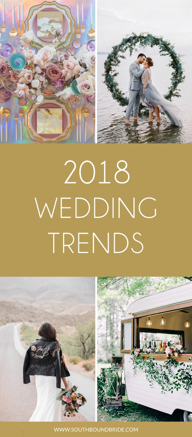 2018s Top Ten Wedding Trends 