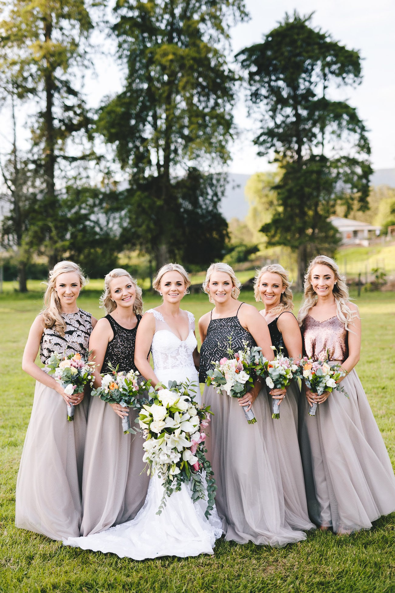 Mismatched Bridesmaid Separates | Credit: Charlie Ray Photography