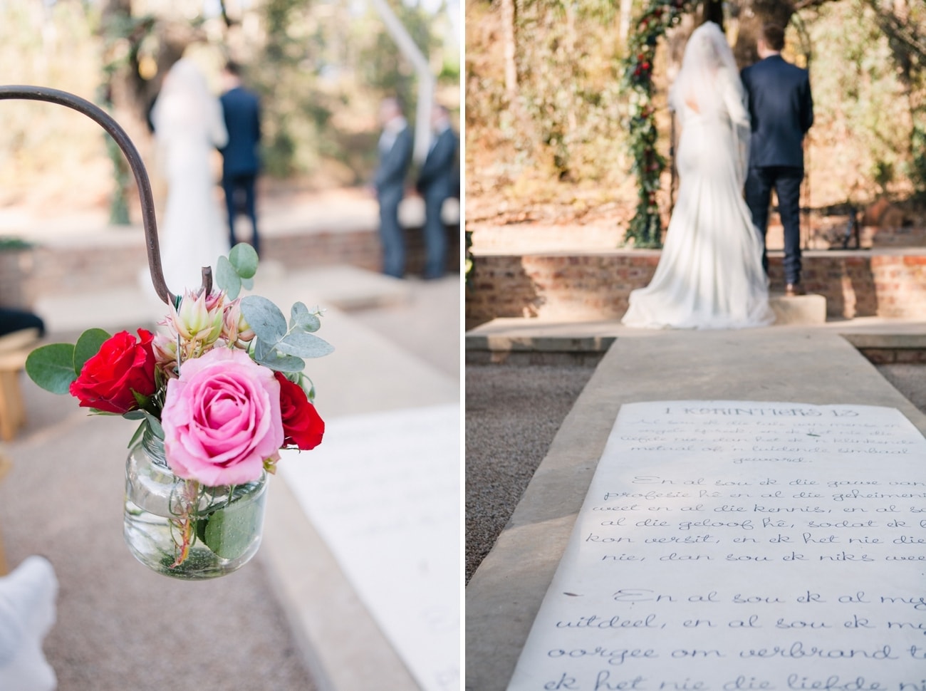 Ceremony Decor | Joyous Jewel Tone Winter Wedding | Credit: Dust and Dreams Photography