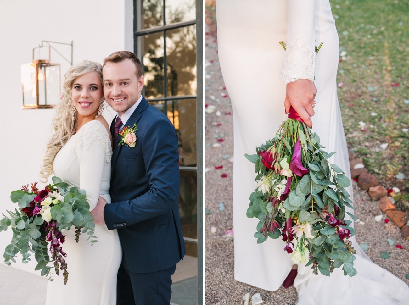 Jewel Tone Bouquet | Joyous Jewel Tone Winter Wedding | Credit: Dust and Dreams Photography