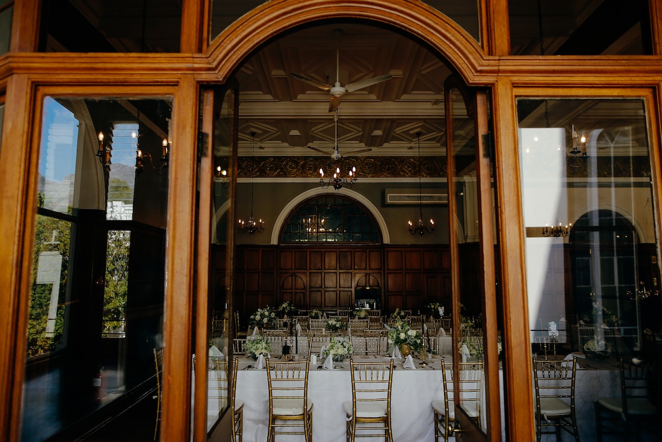 Vintage Chic City Wedding at the Cape Town Club | Credit: Duane Smith