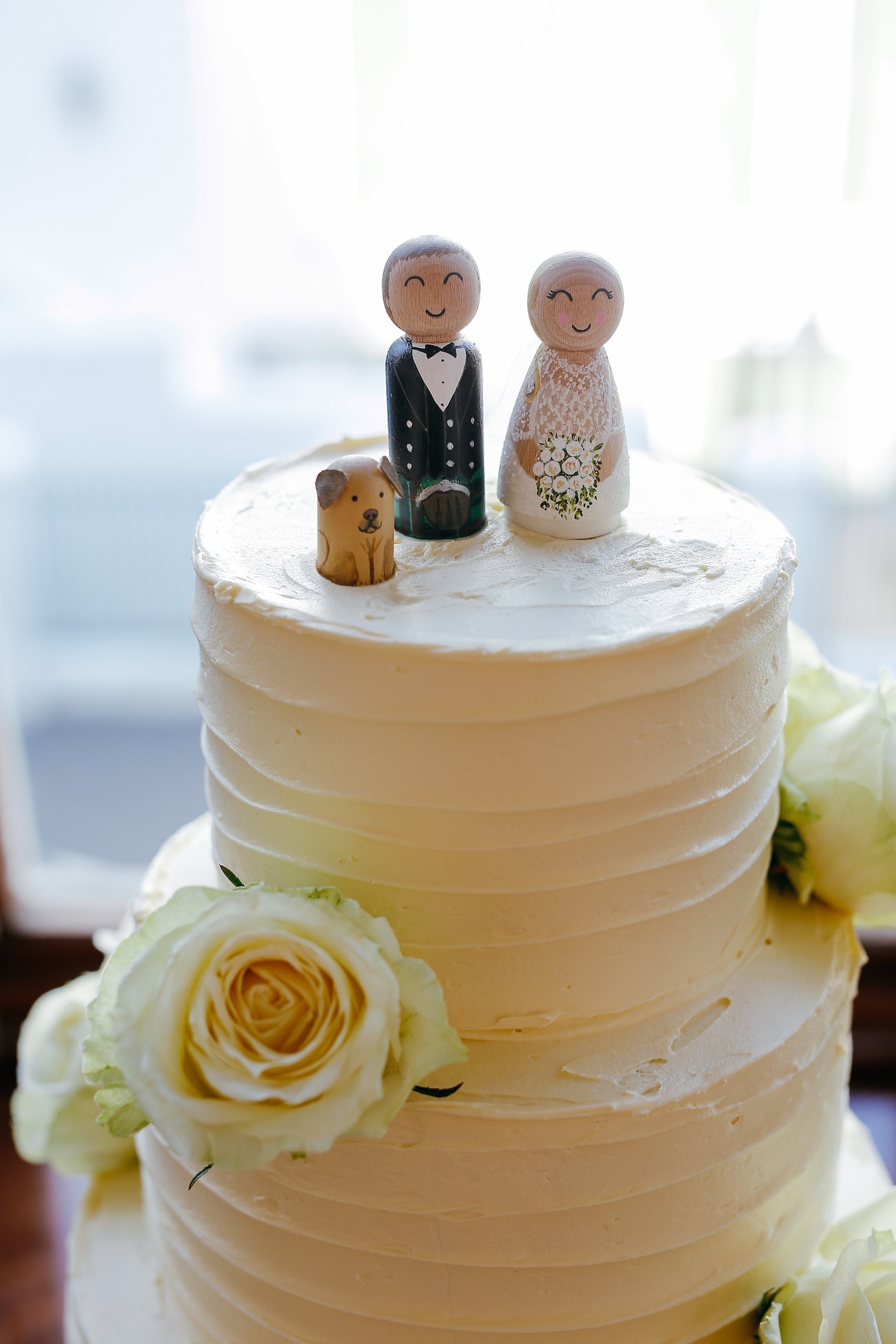 Custom Wood Cake Toppers | Vintage Chic City Wedding at the Cape Town Club | Credit: Duane Smith