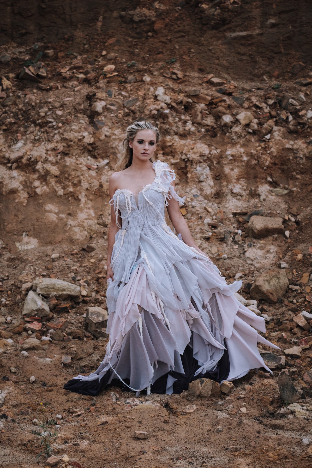 Bohemian Ombre Wedding Dress | Atmospheric Wedding Inspiration | Credit: The Shank Tank