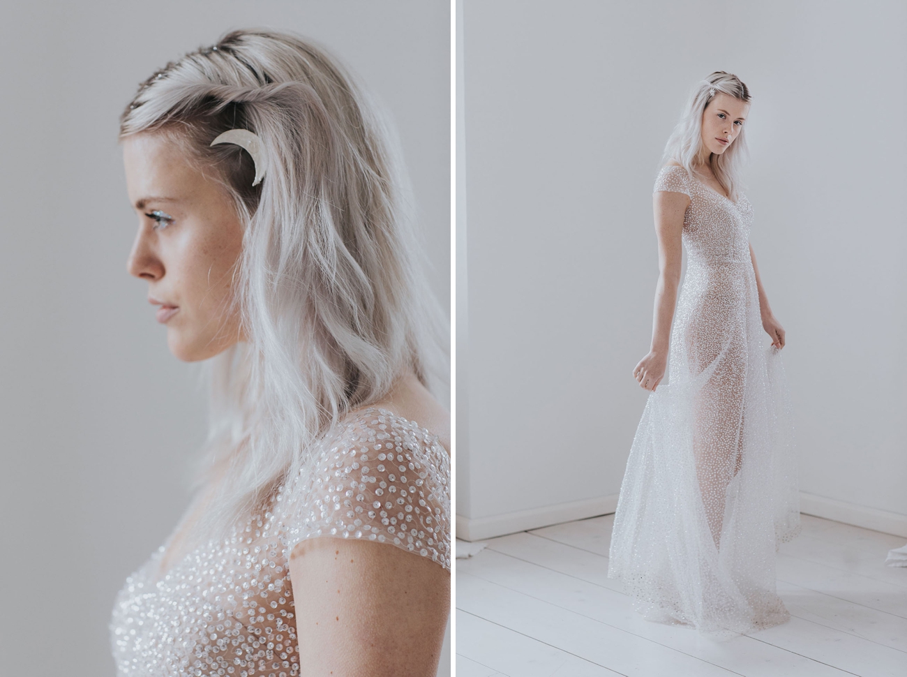 Celestial Sparkly Wedding Dress | Credit: Cornelia Lietz