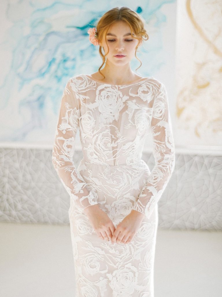 20 Chic & Sheer Wedding Dresses from Etsy | SouthBound Bride