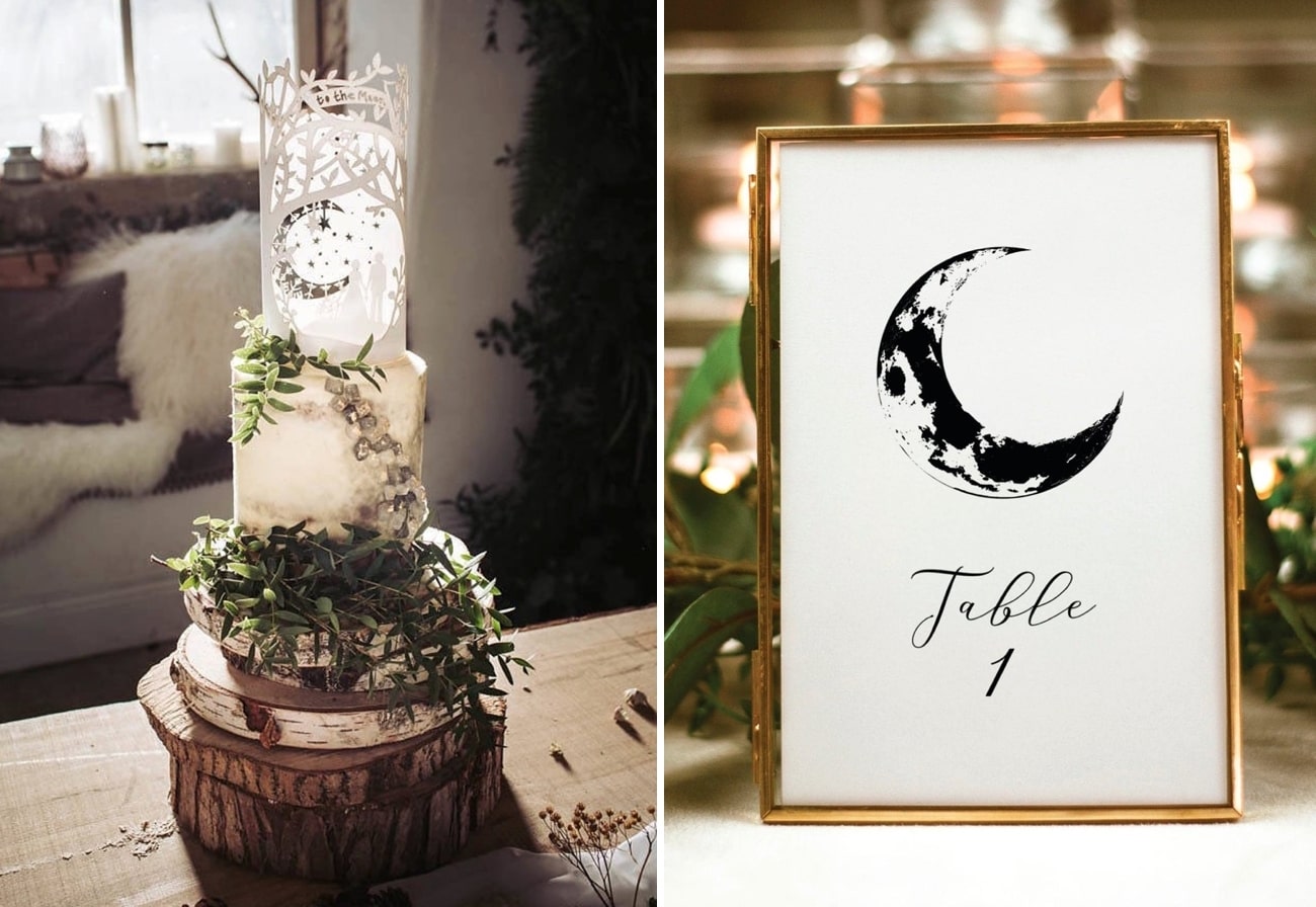 celestial wedding theme ideas