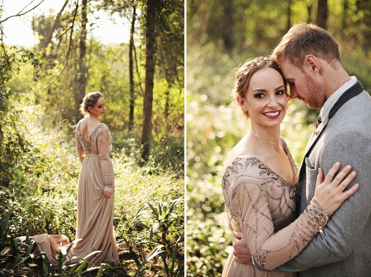 Boho Luxe Forest Wedding | Credit: Carmen Roberts (19)