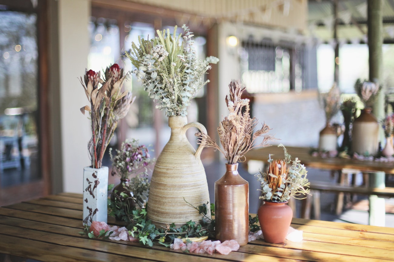 Mismatched Rustic Vases | Credit: Carmen Roberts (23)