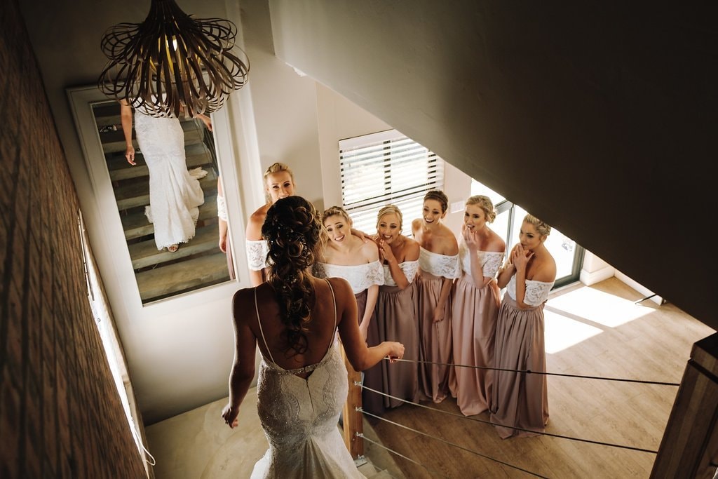 Bride to Bridesmaids Dress Reveal | Image: The Shank Tank