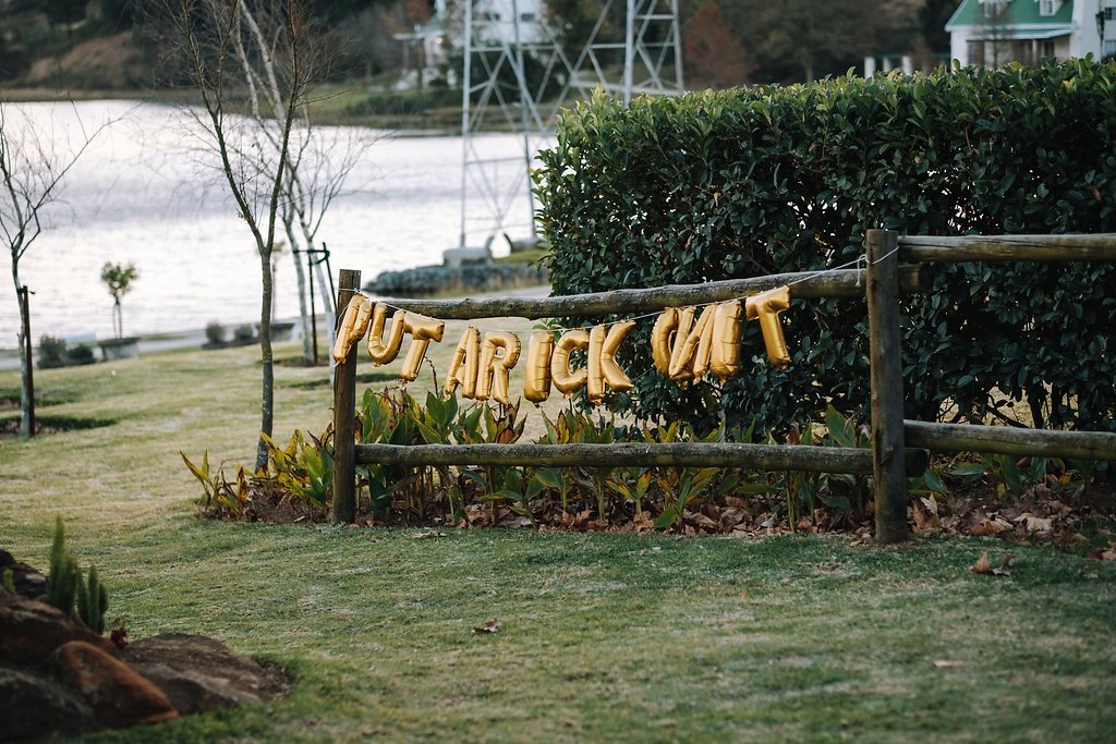 Wedding Hashtag Balloons | Image: The Shank Tank