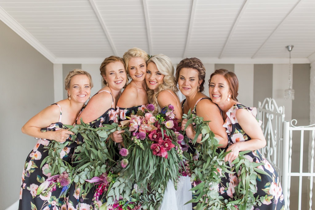 Bridesmaid Florals | Image: Grace Studios