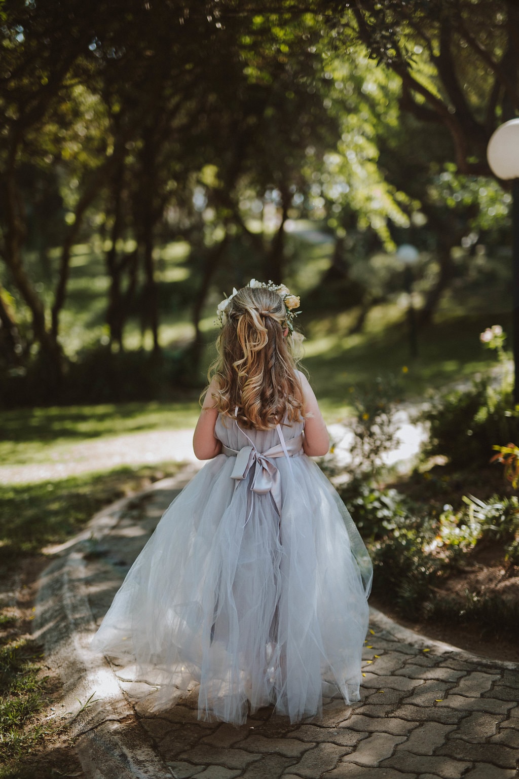 Cute Grey Flower Girl Dress | Image: Jessica J Photography