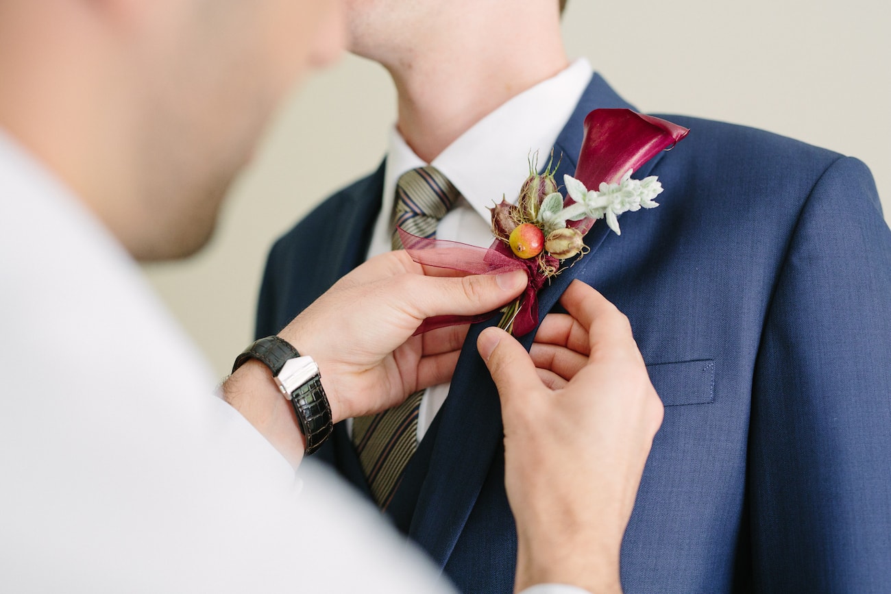 Rustic Boutonniere | Image: Tasha Seccombe